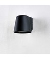 6 stk. Avero GU10 Vegglampe Sort - IP65, uten lyskilde