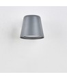 6 stk. Avero GU10 Vegglampe Grå - IP65, uten lyskilde