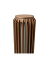 FYRON Bollard hagelampe, Coffee - E27, 61 cm, IP54 utendørs, pullert