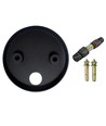 FYRON Bollard hagelampe, Sort - E27, 61 cm, IP54 utendørs, pullert