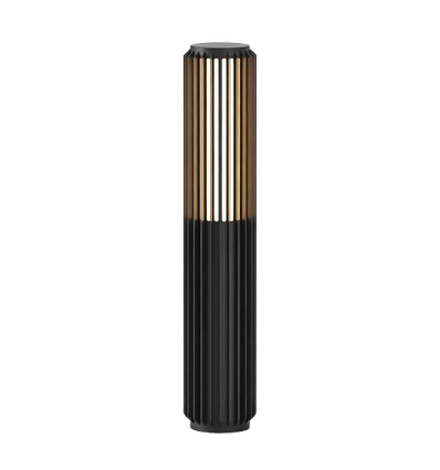 FYRON Bollard hagelampe, Sort - E27, 61 cm, IP54 utendørs, pullert
