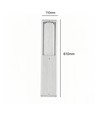 FYRON Bollard hagelampe, sort - E27, 61 cm, IP54 utendørs, pullert