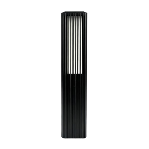 FYRON Bollard hagelampe, sort - E27, 61 cm, IP54 utendørs, pullert