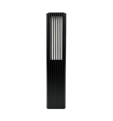 FYRON Bollard hagelampe, sort - E27, 61 cm, IP54 utendørs, pullert