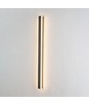 100cm avlang vegglampe - Svart, firkantet, inne / ute, IP65, inkl. lyskilde