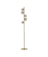 Oliva 5xG9 gulvlampe bronse - 160cm, røykfarget glass, uten lyskilde