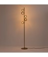 Oliva 5xG9 gulvlampe bronse - 160cm, røykfarget glass, uten lyskilde