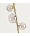 Oliva 5xG9 gulvlampe bronse - 160cm, røykfarget glass, uten lyskilde