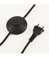 Oliva 5xG9 gulvlampe bronse - 160cm, røykfarget glass, uten lyskilde