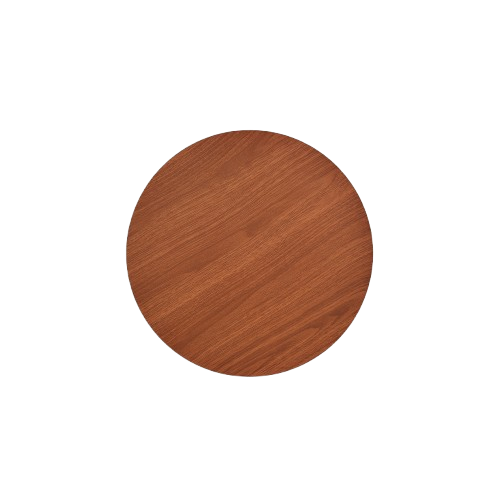 Ø30cm vegglampe - Mørkt tre, 6W, 2700K, IP20