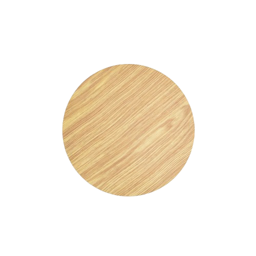 Ø30cm vegglampe - Lyst tre, 6W, 2700K, IP20