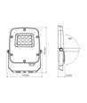 10W CCT LED-lyskaster - IP65, utendørs, arbeidslampe