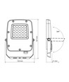 20W CCT LED-lyskaster - IP65, arbeidslampe, utendørs