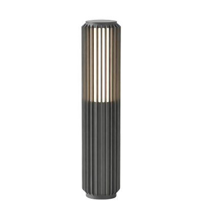 FYRON Bollard hagelampe, Grå - E27, 61 cm, IP54 utendørs, pullert