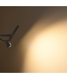 30W LED-lyskaster med sensor - CCT, IP65, PIR bevegelsessensor, sort kabinett
