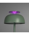 Oppladbar LED skrivebordslampe med white noise - Nøytral hvit + RGB, grønn, inkl. lyskilde