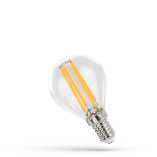 E14 5,5W LED-pære - G45, kultråd