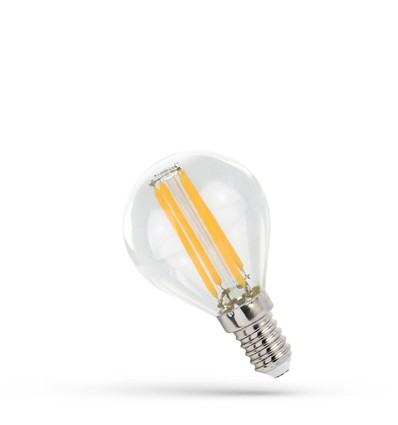E14 5,5W LED-pære - G45, kultråd