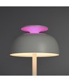 Oppladbar LED skrivebordslampe med white noise - RGB+W, nøytral hvit, bærbar