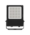 200W LED lyskaster - IP66, IK08, sort, nøytral hvit