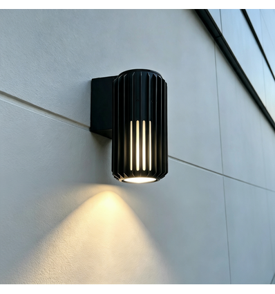 FYRON Wall vegglampe, Sort - E27, IP54 utendørs