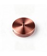 Baldakin i rødkobber farge - Ø12cm, høyde 2,5cm, 1 hull, takrosett