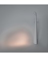 Oppladbar LED bordlampe inne/ute - Hvit, 40cm høy, 3-trinns dimbar, IP44 utendørs
