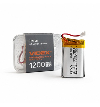 1200mAh Li-pol oppladbart batteri - Passer til hodelykter