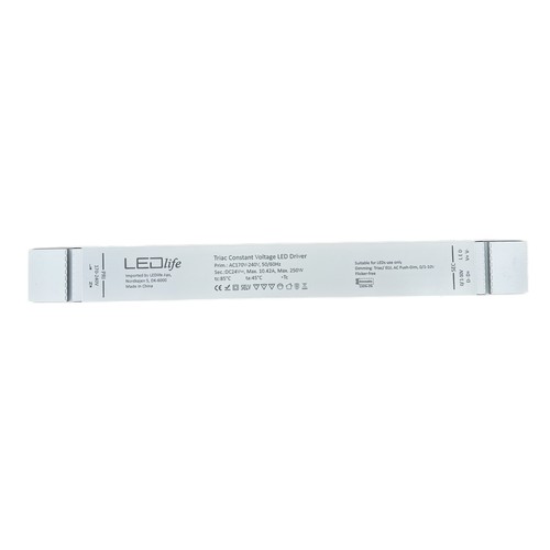 250W / 24V DC dimbar strømforsyning - 10.41A, IP20 innendørs