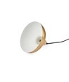 BIRK Messing Ø19cm pendel - E27 sokkel, 2m ledning, metall / tre
