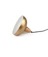 BIRK Messing Ø19cm pendel - E27 sokkel, 2m ledning, metall / tre