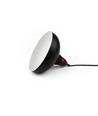 BIRK Svart Ø24cm pendel - E27 sokkel, 2m ledning, metall / tre