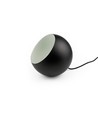 Sort Ø20cm pendellampe - E27 sokkel, 2m ledning, metall