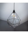 E27 7W LED filamentpære - G95, nøytral hvit