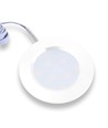 3 stk. Reco68 møbelspot dimbar, matt hvit - Velg RF/WiFi/Zigbee strømforsyning (fjernkontroll inkl.)