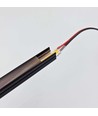 120cm LED Akustikkpanel-sett, sort - 2 stk. CCT LED-striper m. 60W strømforsyning - Velg WiFi eller RF