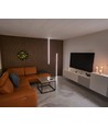 120cm LED Akustikkpanel-sett, sort - 2 stk. CCT LED-striper m. 60W strømforsyning - Velg WiFi eller RF