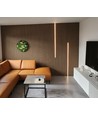 240cm LED Akustikkpanel-sett, sort - 2 stk. CCT LED-striper (240cm) m. 78W strømforsyning - WiFi eller RF