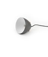 Grå Ø16cm pendel - E27 fatning, 2m ledning, metall / tre