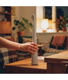 Oppladbar LED-bordlampe - Hvit, inne/ute, 3-trinns dimbar, IP44, 40 cm