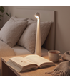Oppladbar LED-bordlampe - Hvit, inne/ute, 3-trinns dimbar, IP44, 40 cm