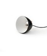Sort Ø16cm pendel - E27 fatning, 2m ledning, metall / tre