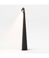 Oppladbar LED bordlampe - Svart, inne/ute, 3-trinns dimbar, IP44, 40 cm