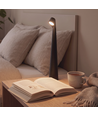 Oppladbar LED bordlampe - Svart, inne/ute, 3-trinns dimbar, IP44, 40 cm
