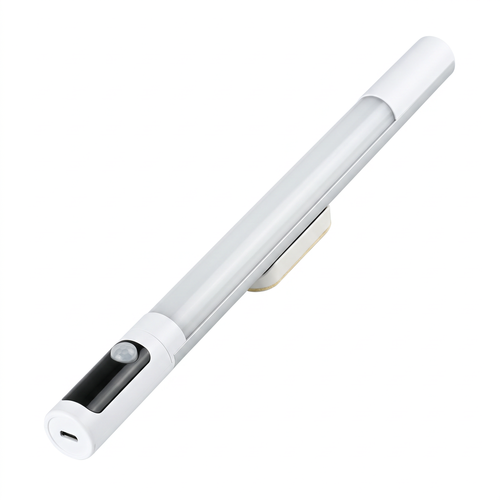 Oppladbar skapbelysning - 38cm, hvit, PIR-sensor, CCT, LCD-display