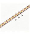 5m 9W/m CCT LED-strip RA95 - 24V DC, 400 LED pr. meter, 8mm bred, 2m kabel