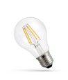 E27 8,5W LED-pære - A60, filament, klart glass