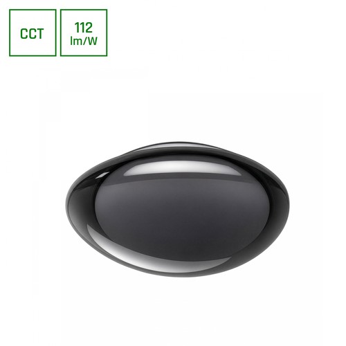 AURA taklampe m/fjernkontroll - Grafitt, dimbar, Ø40cm, 24W, 3 lysfarger
