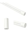 86cm dimbar spisestuelampe - Hvit, 11W LED, inkl. wireoppheng