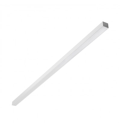 150cm Kontorlampe, 50W, CCT - 3 lysfarger, UGR19, 5 års garanti, hvit